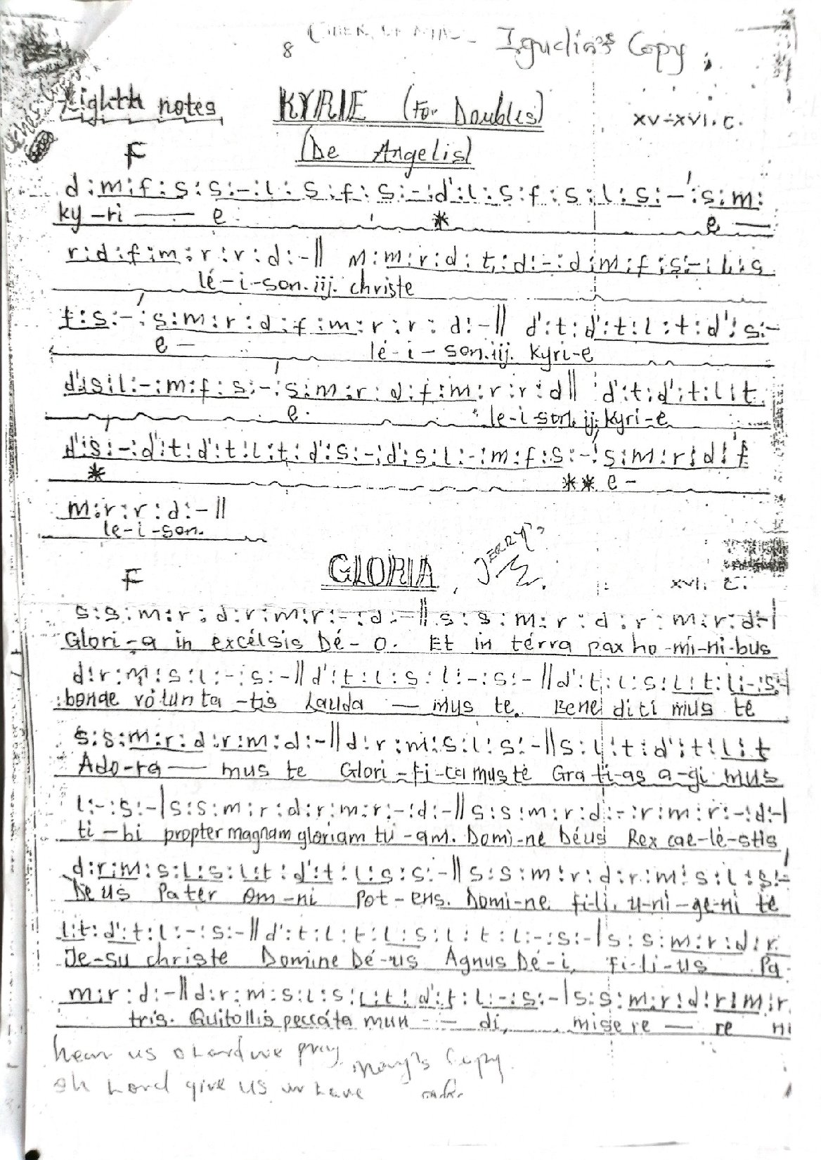 Missal De Angelis - Download Choir Script PDF