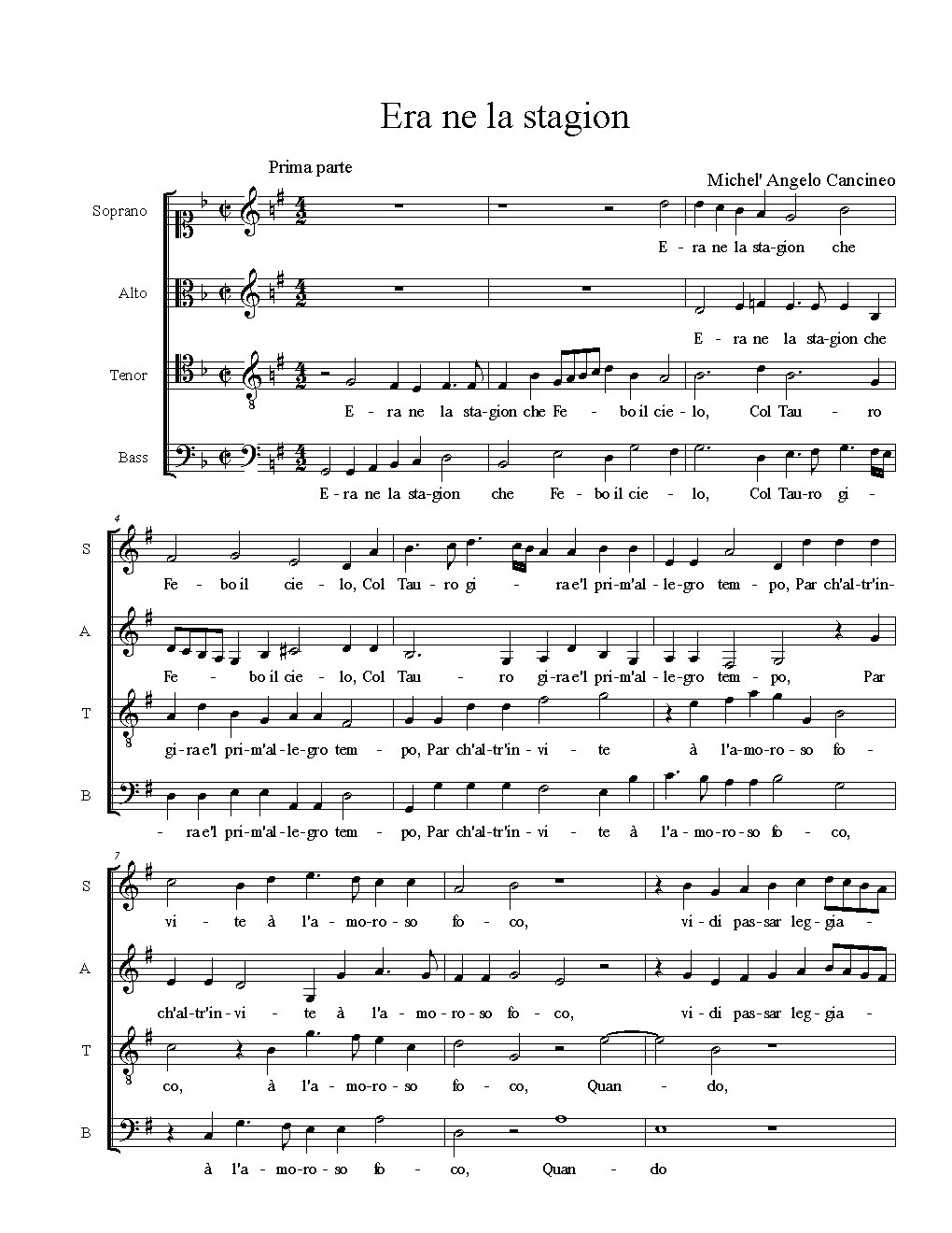 Era ne la stagion - Choir Script PDF Thumbnail