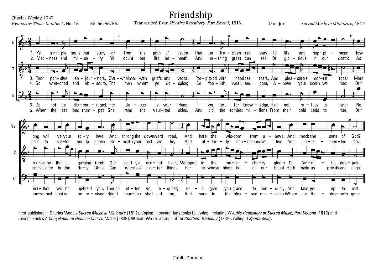 Friendship - Choir Script PDF Thumbnail
