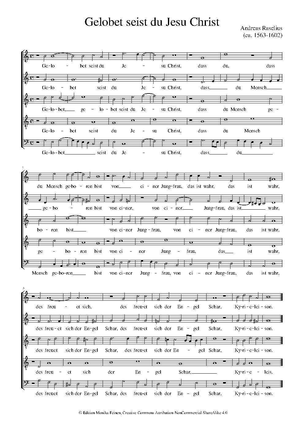 Gelobet seist du Jesu Christ