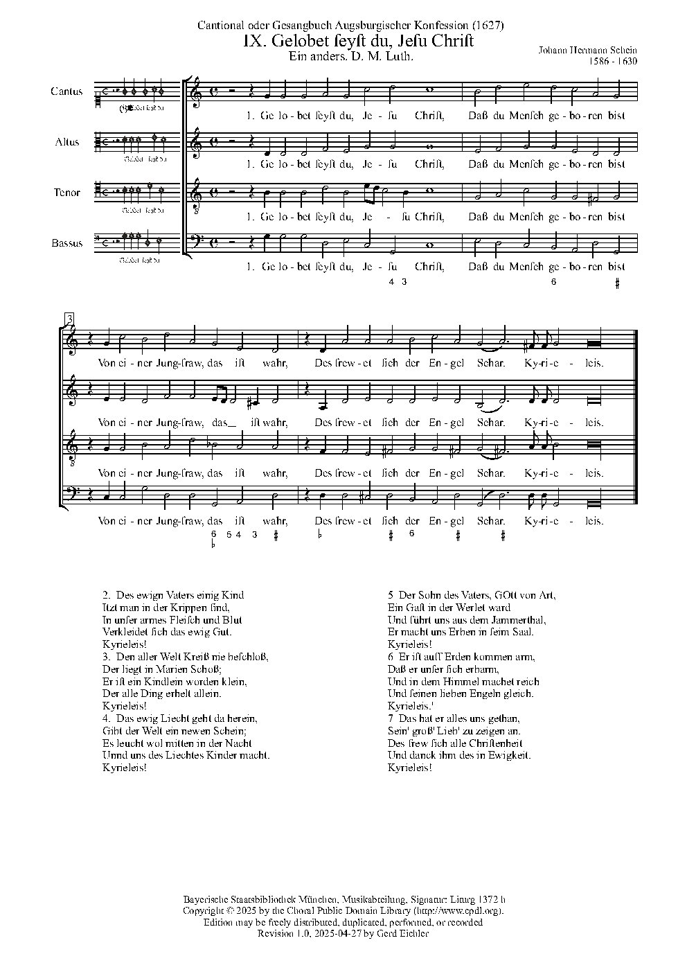 Gelobet seist du, Jesu Christ, a 4