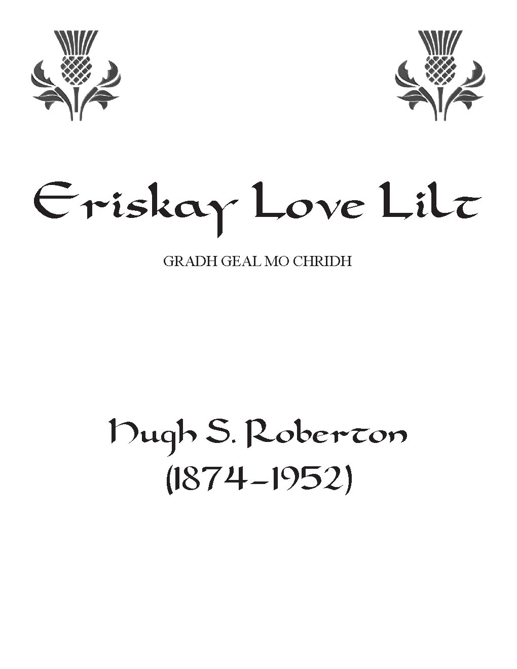 Eriskay Love Lilt - Choir Script PDF Thumbnail