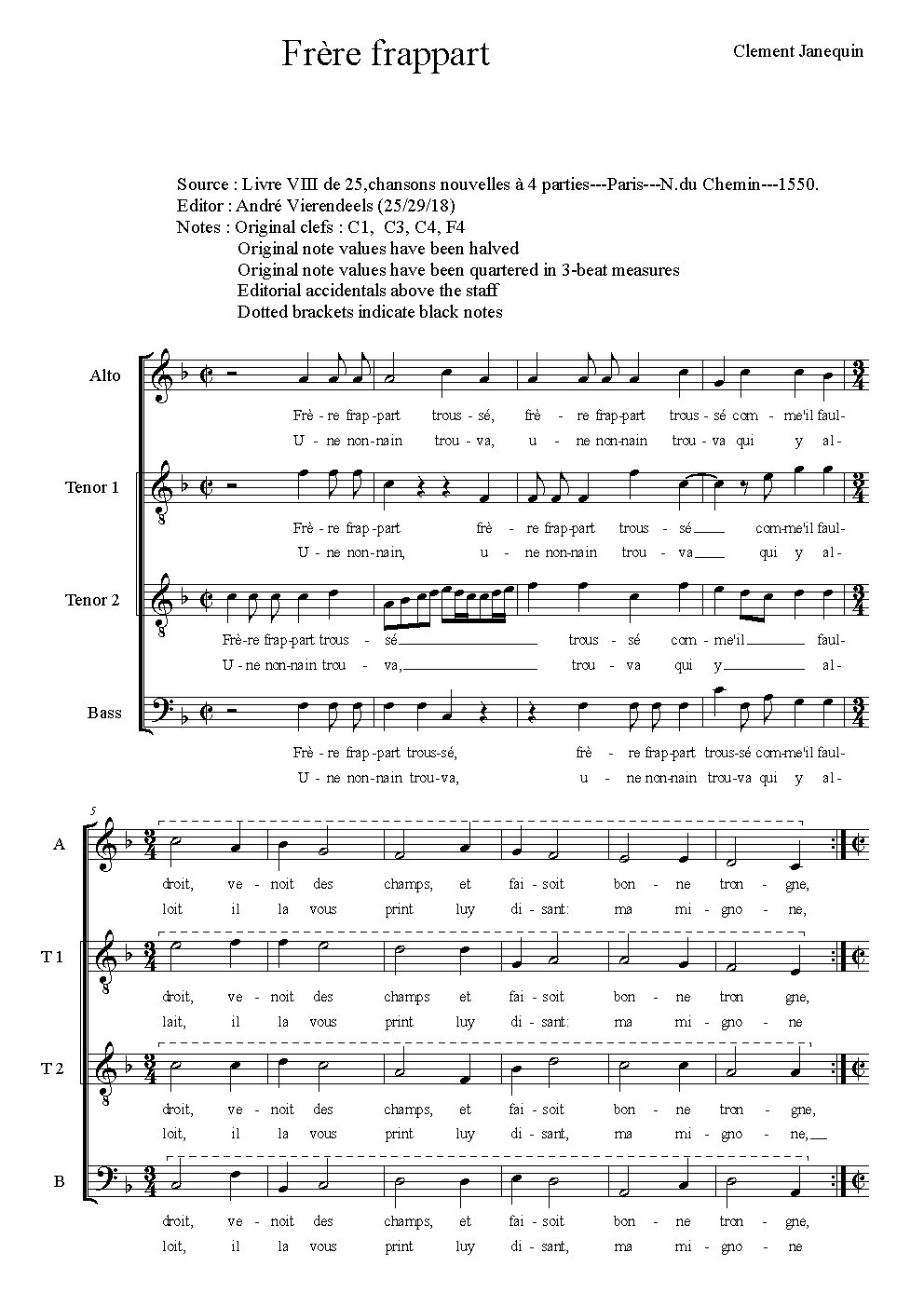 Frère Frappart - Choir Script PDF Thumbnail