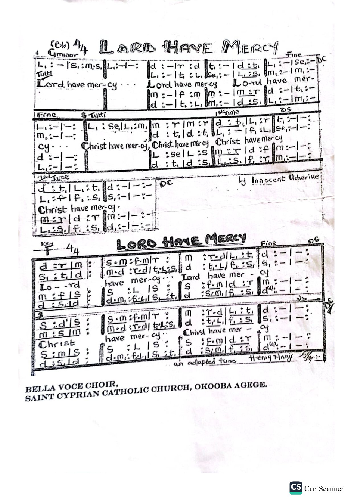 Lord Have Mercy (lsmsl) - Download Choir Script PDF