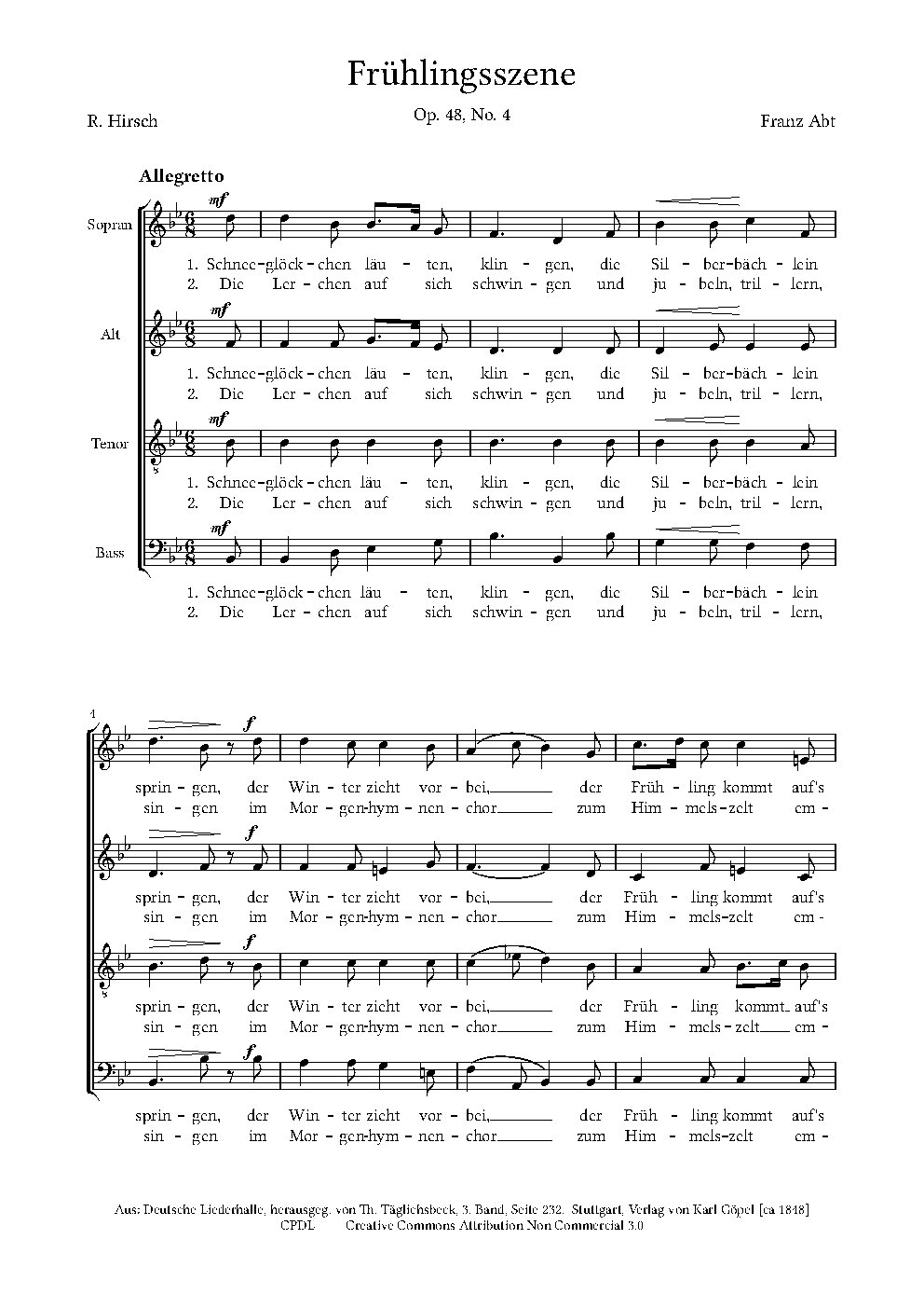 Frühlingsszene, Op. 48, No. 4