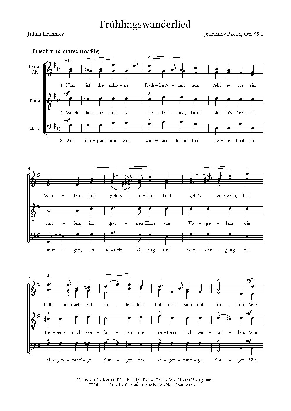 Frühlingswanderlied