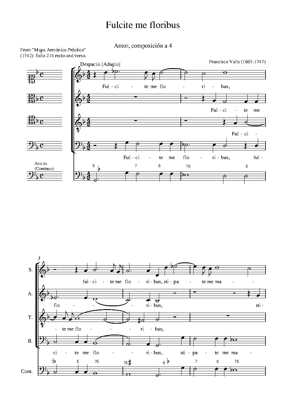 Fulcite me floribus - Choir Script PDF Thumbnail