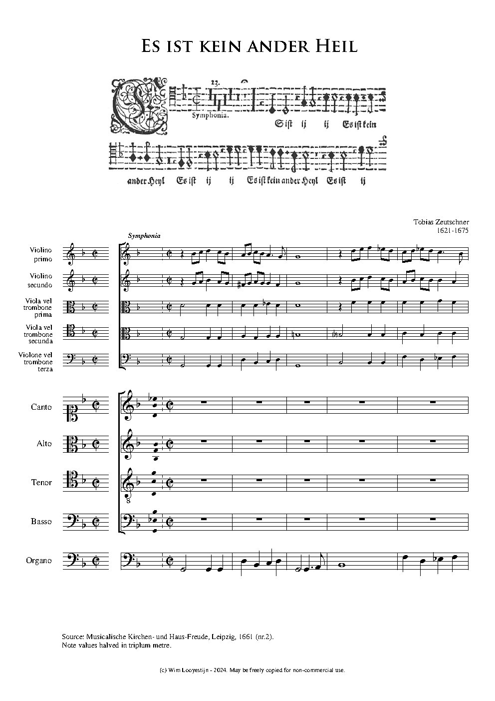 Es ist kein ander Heil - Choir Script PDF Thumbnail