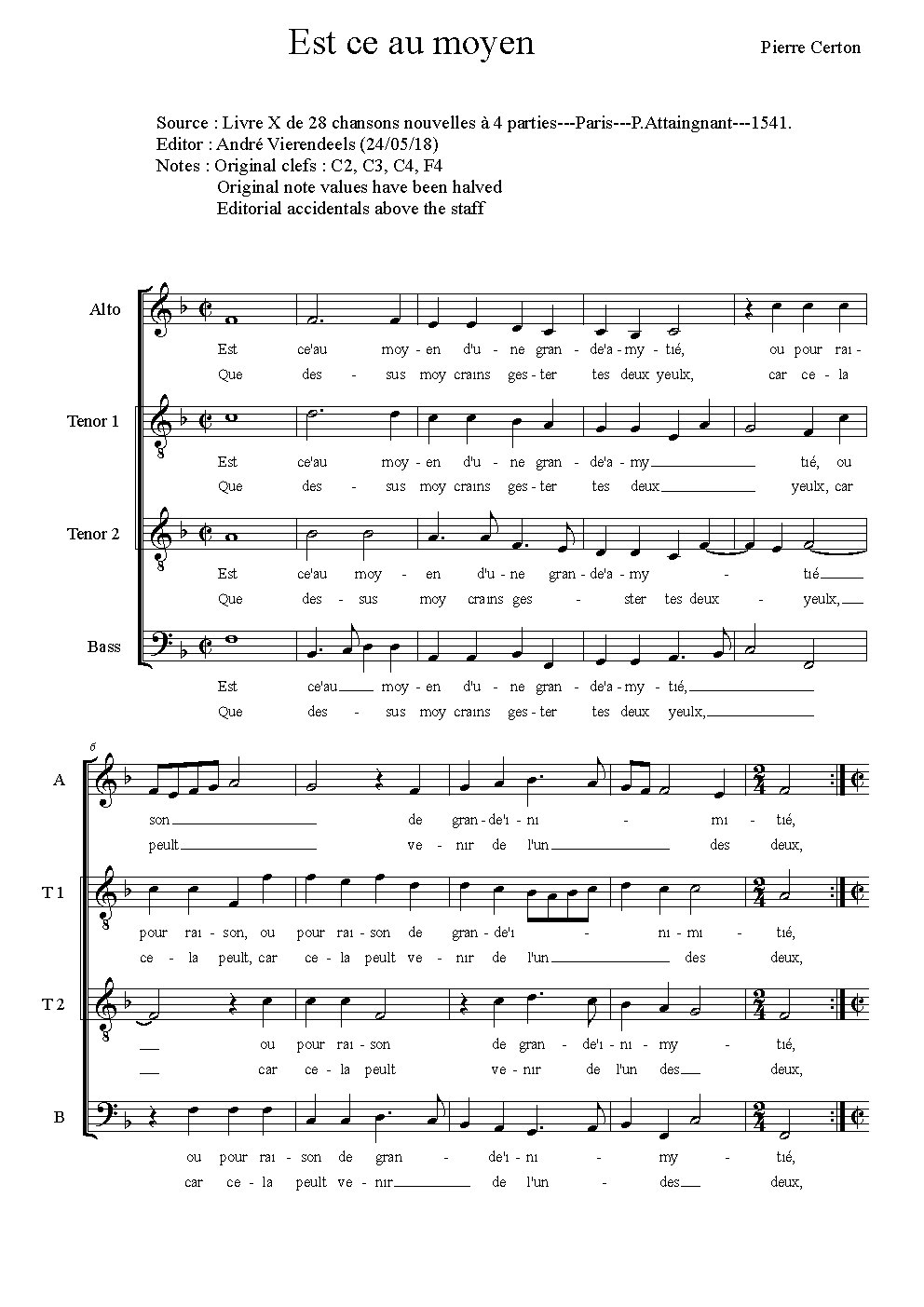 Est ce au moyen - Choir Script PDF Thumbnail