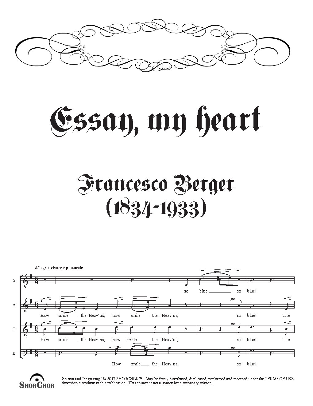 Essay, my heart - Choir Script PDF Thumbnail