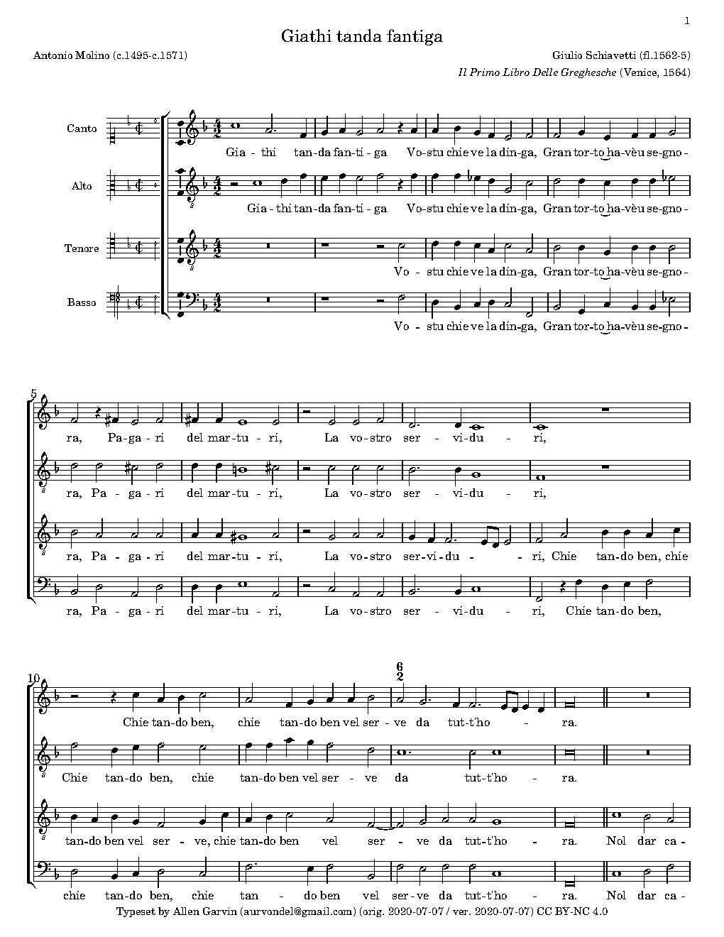 Giathi tanda fantiga - Choir Script PDF Thumbnail