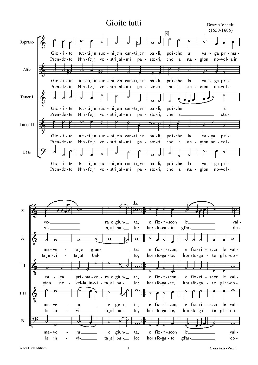Gioite tutti - Choir Script PDF Thumbnail
