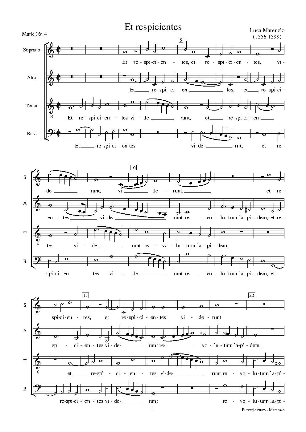 Et respicientes viderunt - Choir Script PDF Thumbnail