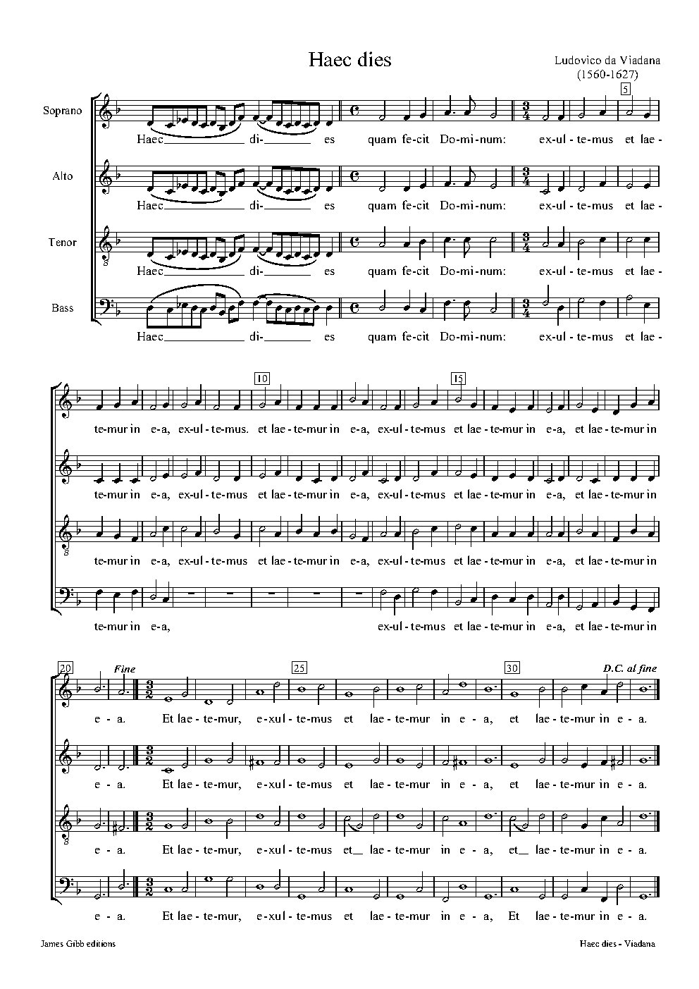 Haec Dies - Choir Script PDF Thumbnail