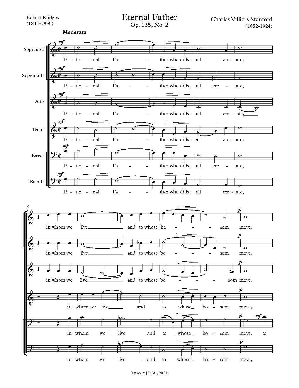Eternal Father, Op.135, No. 2