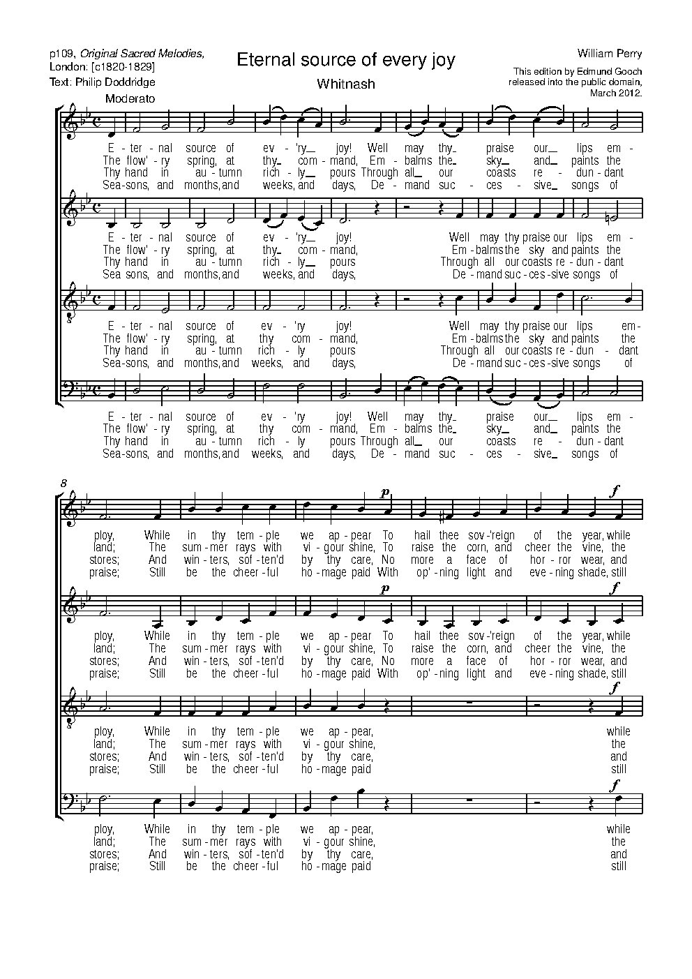 Eternal source of every joy