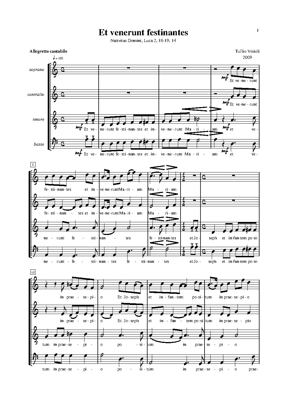 Et venerunt festinantes - Choir Script PDF Thumbnail
