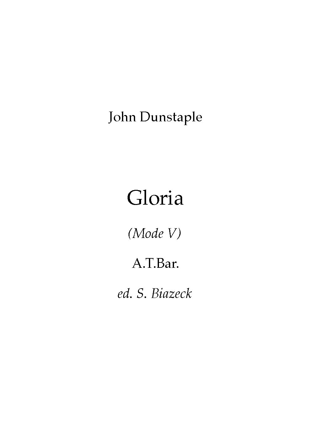 Gloria (Tr. 93, 170v - 171r)