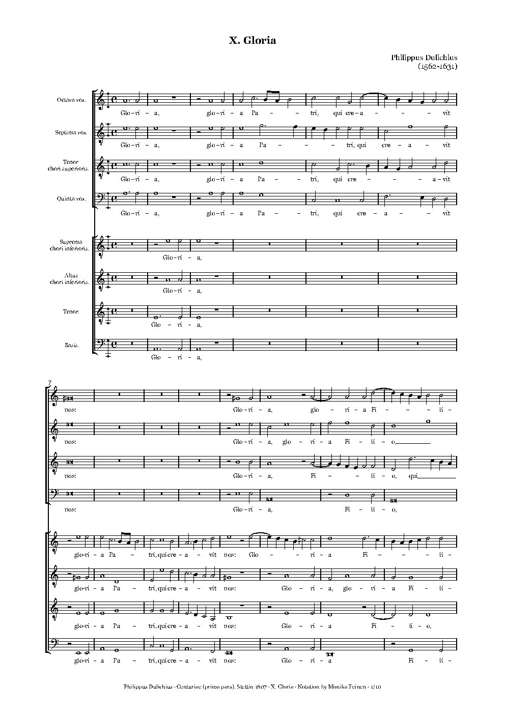 Gloria - Choir Script PDF Thumbnail