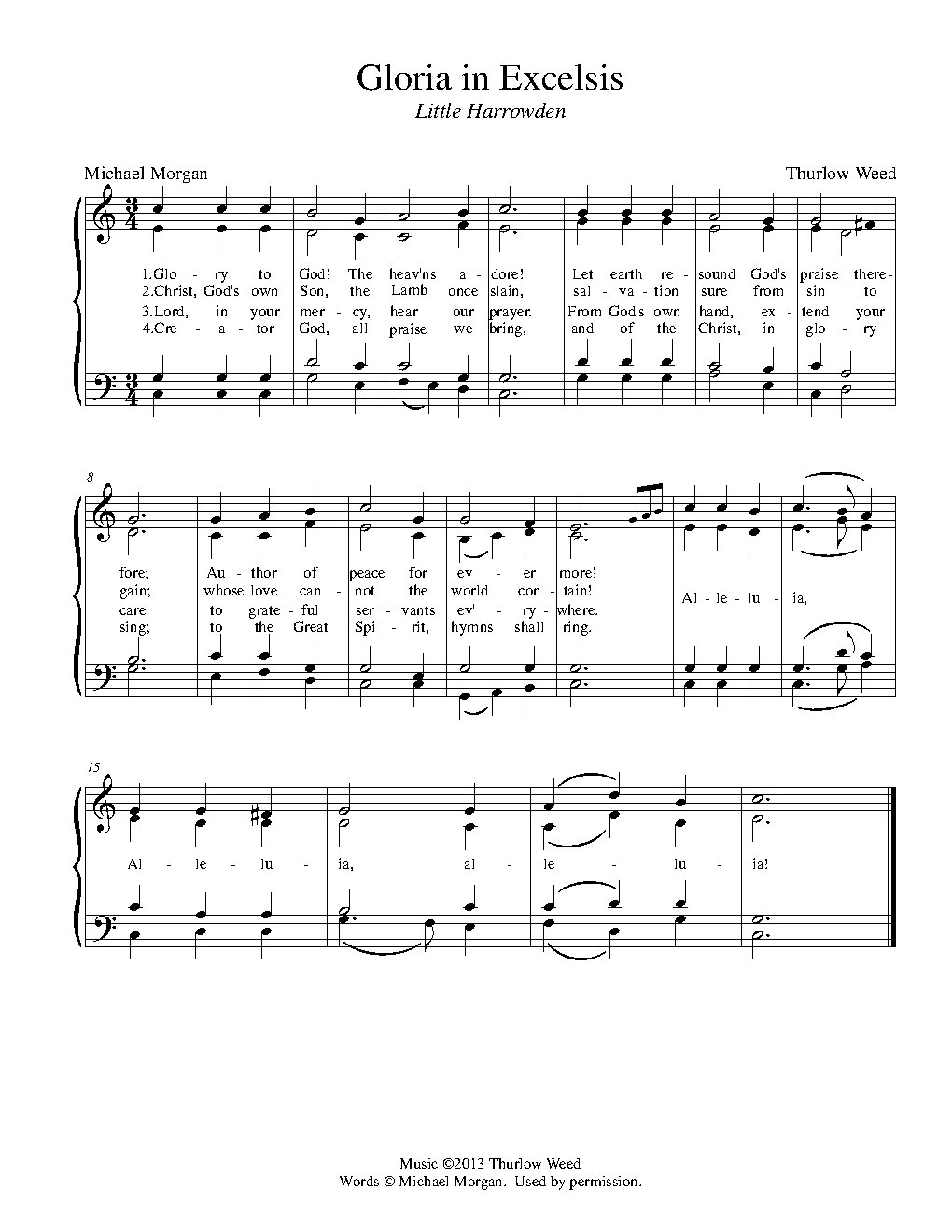 Gloria in Excelsis - Morgan