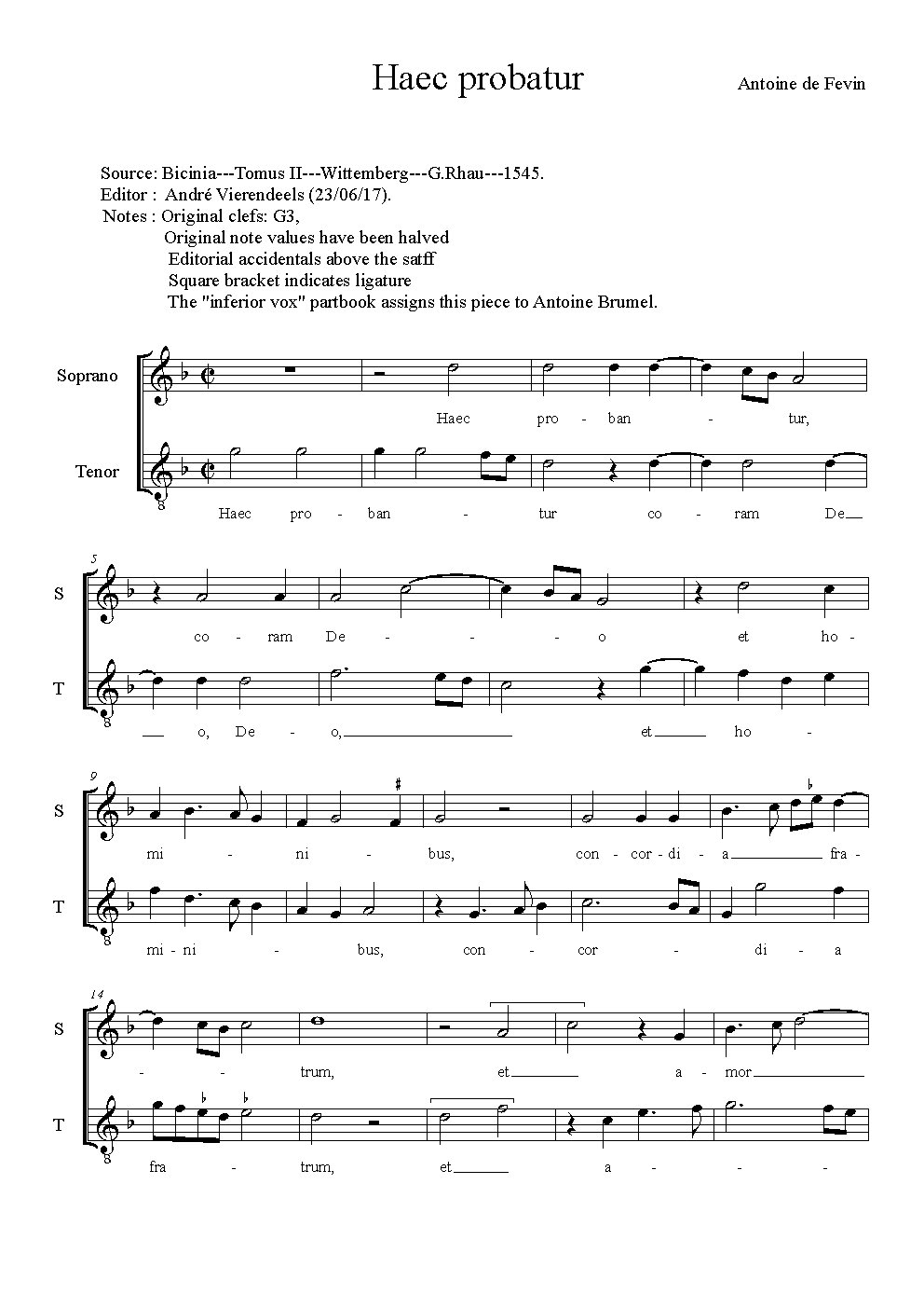 Haec probatur - Choir Script PDF Thumbnail