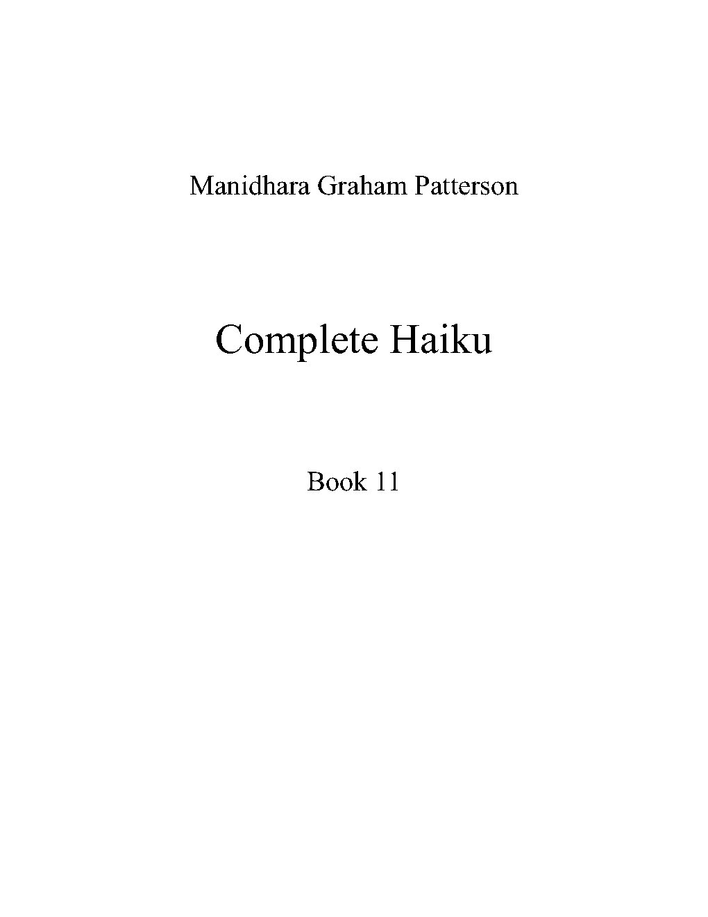 Haiku, Book 11 - Choir Script PDF Thumbnail