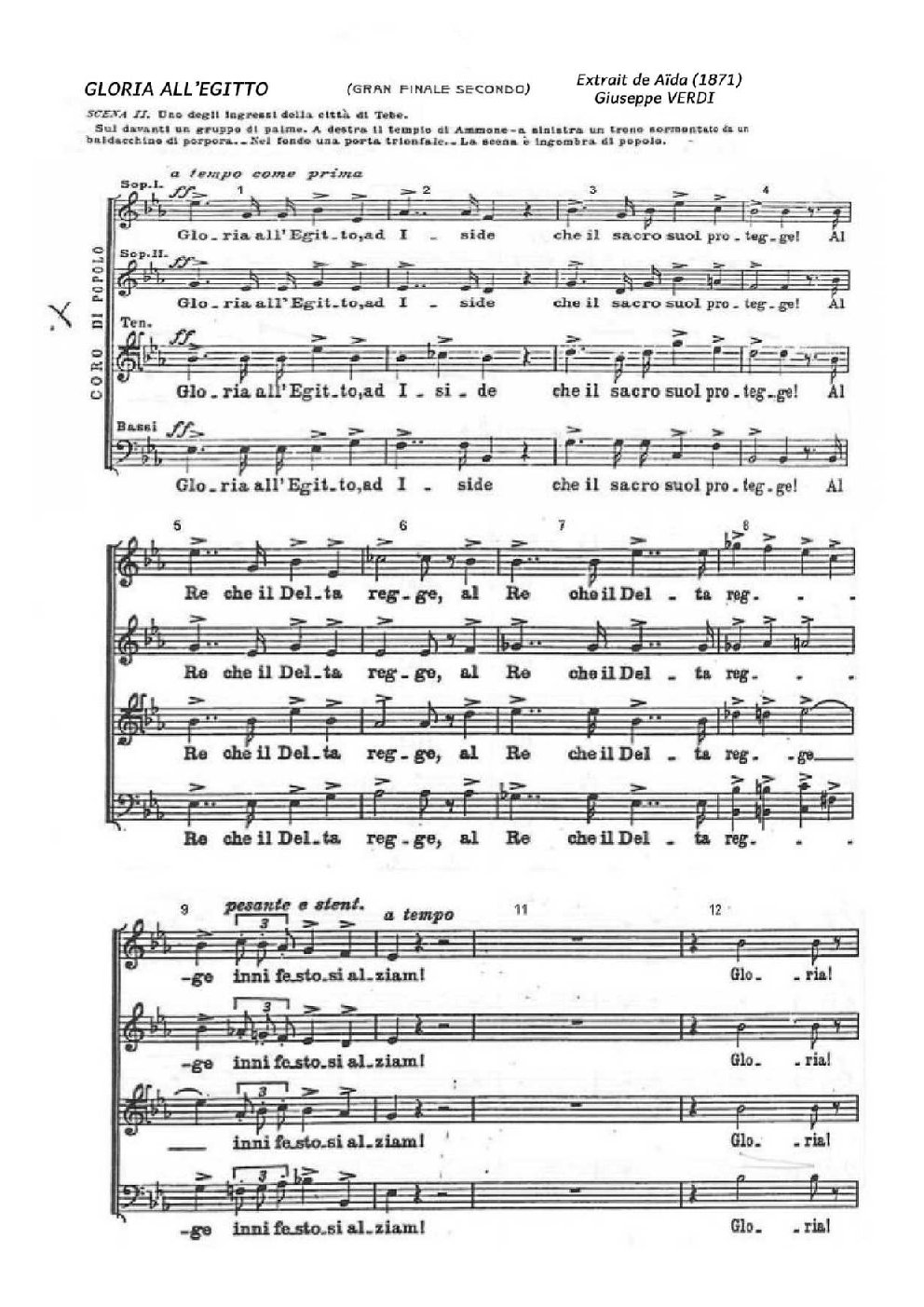 Gloria all'Egitto (Triumphal scene from Aida)