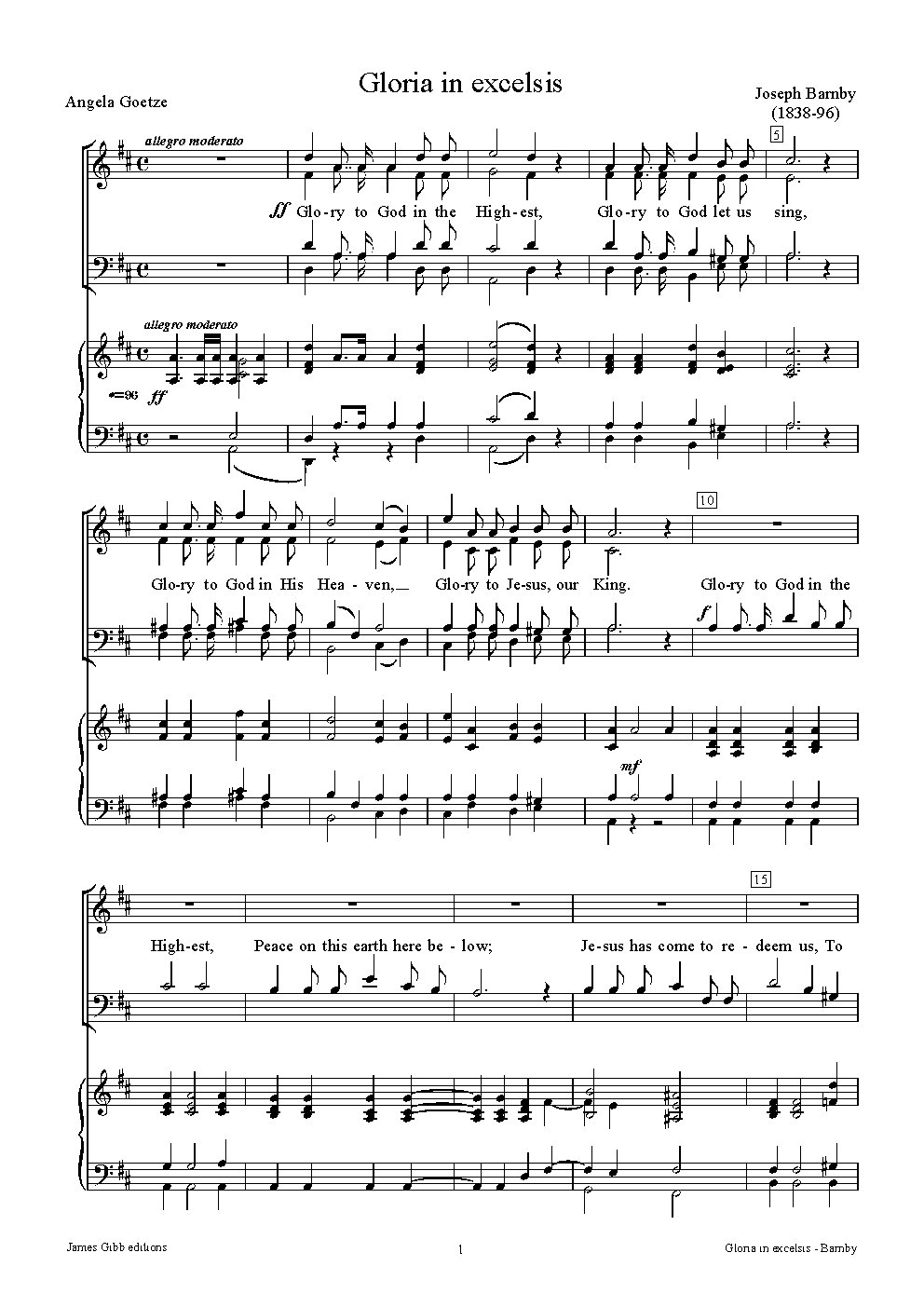Gloria in excelsis