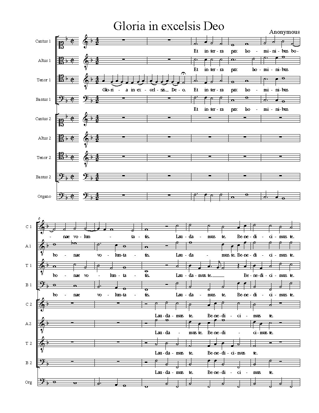 Gloria in excelsis Deo