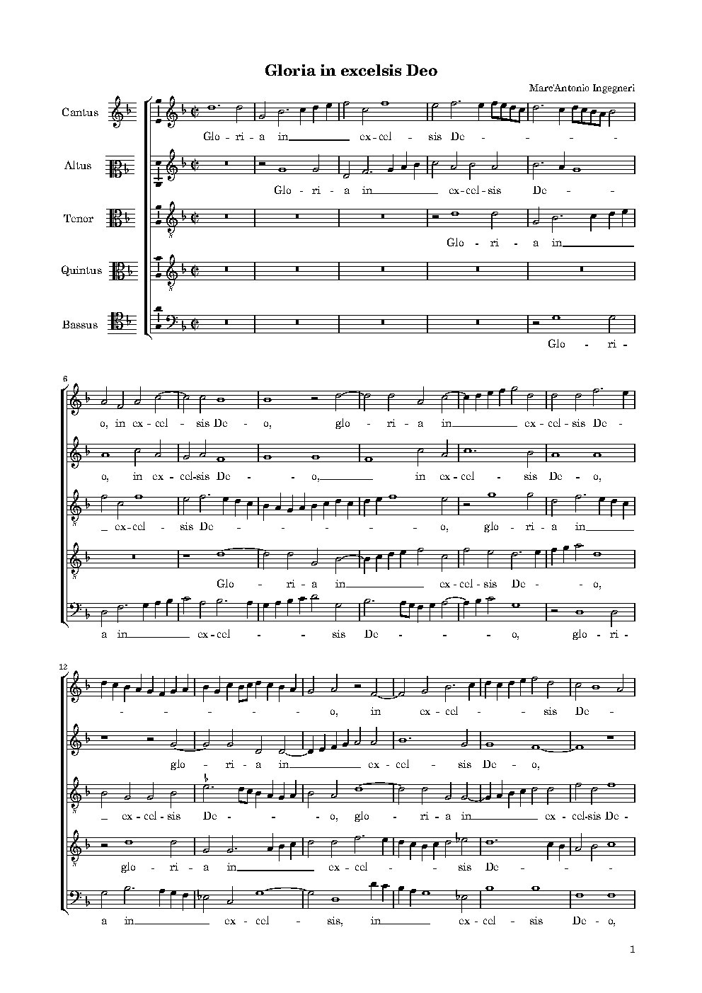 Gloria in excelsis Deo