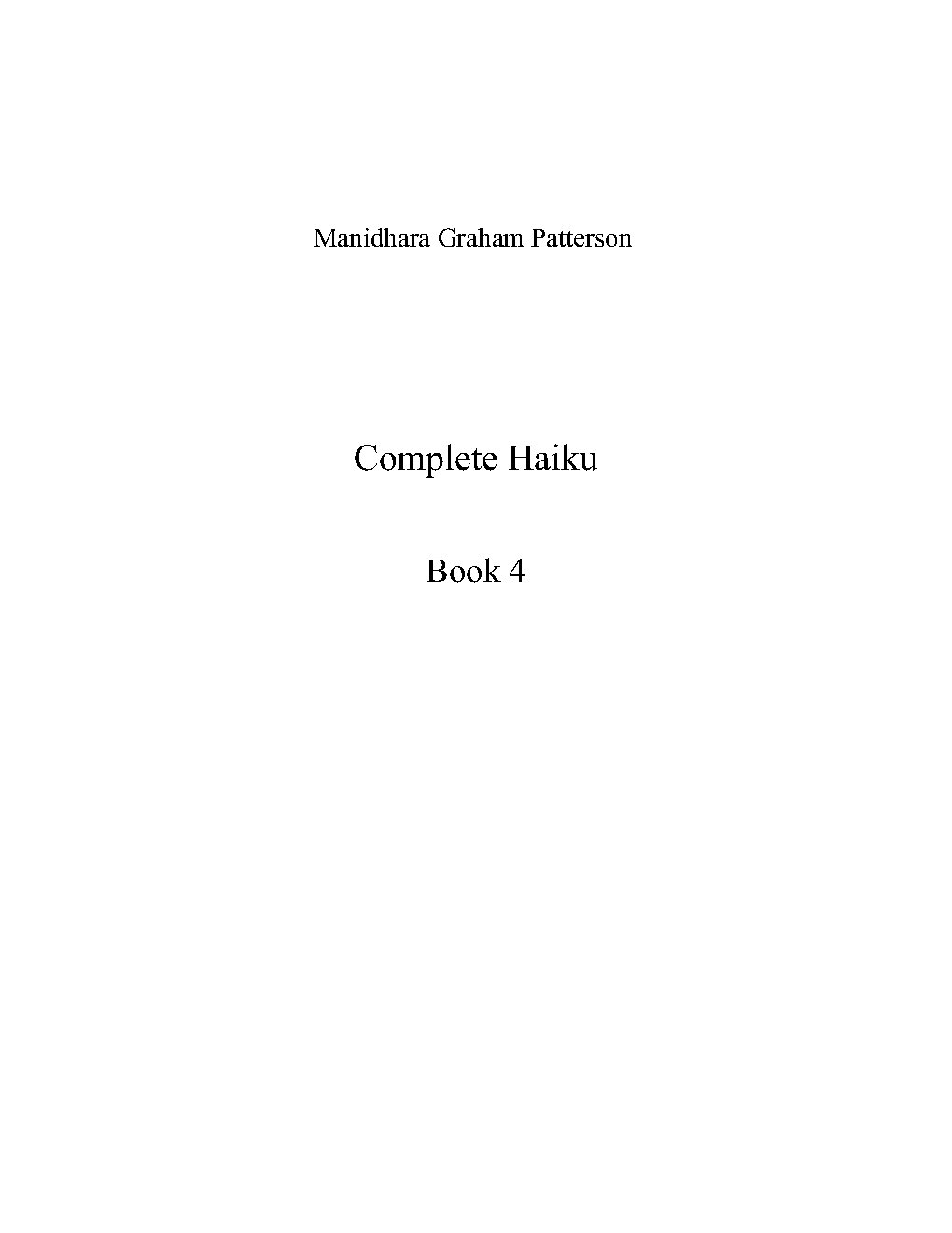 Haiku, Book 4 - Choir Script PDF Thumbnail
