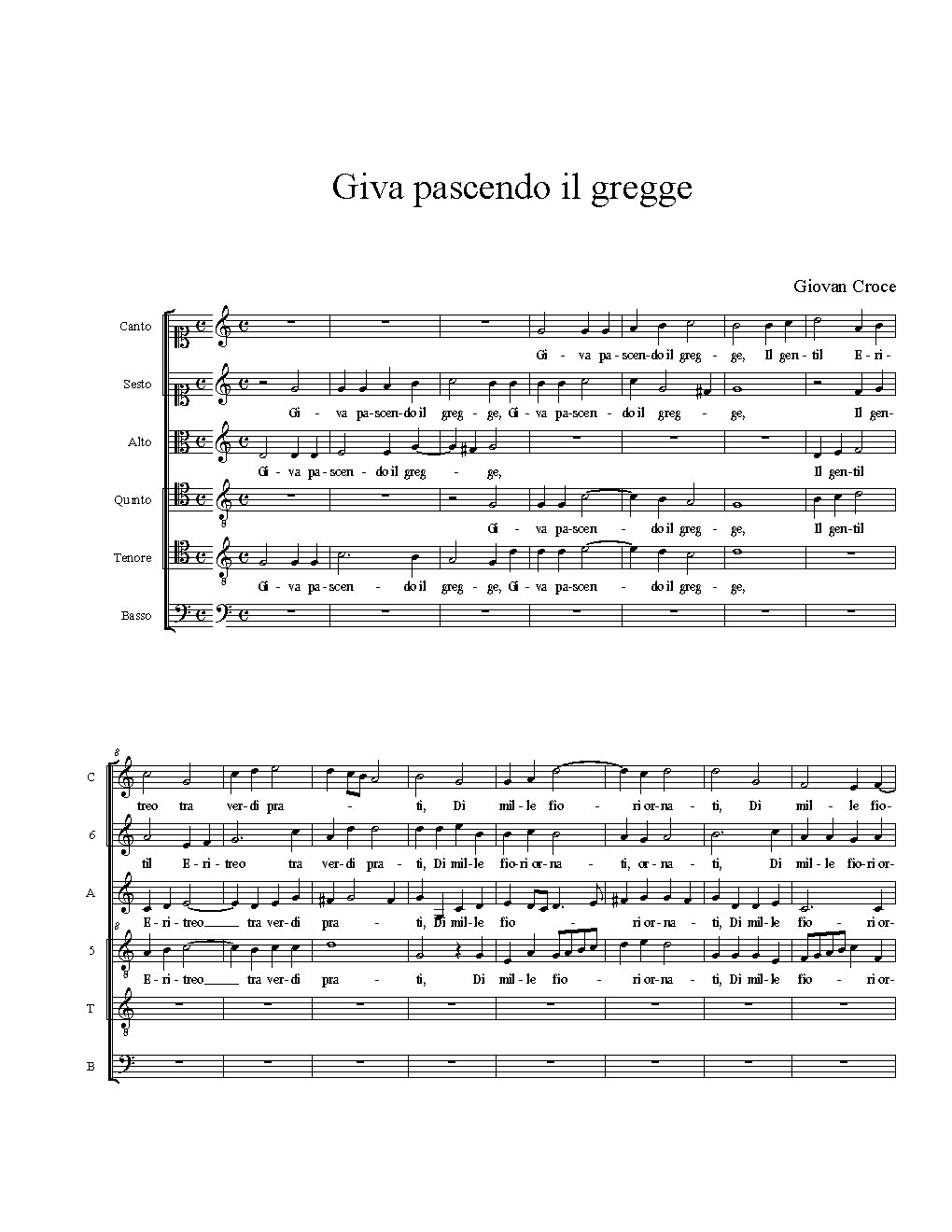 Giva pascendo il gregge