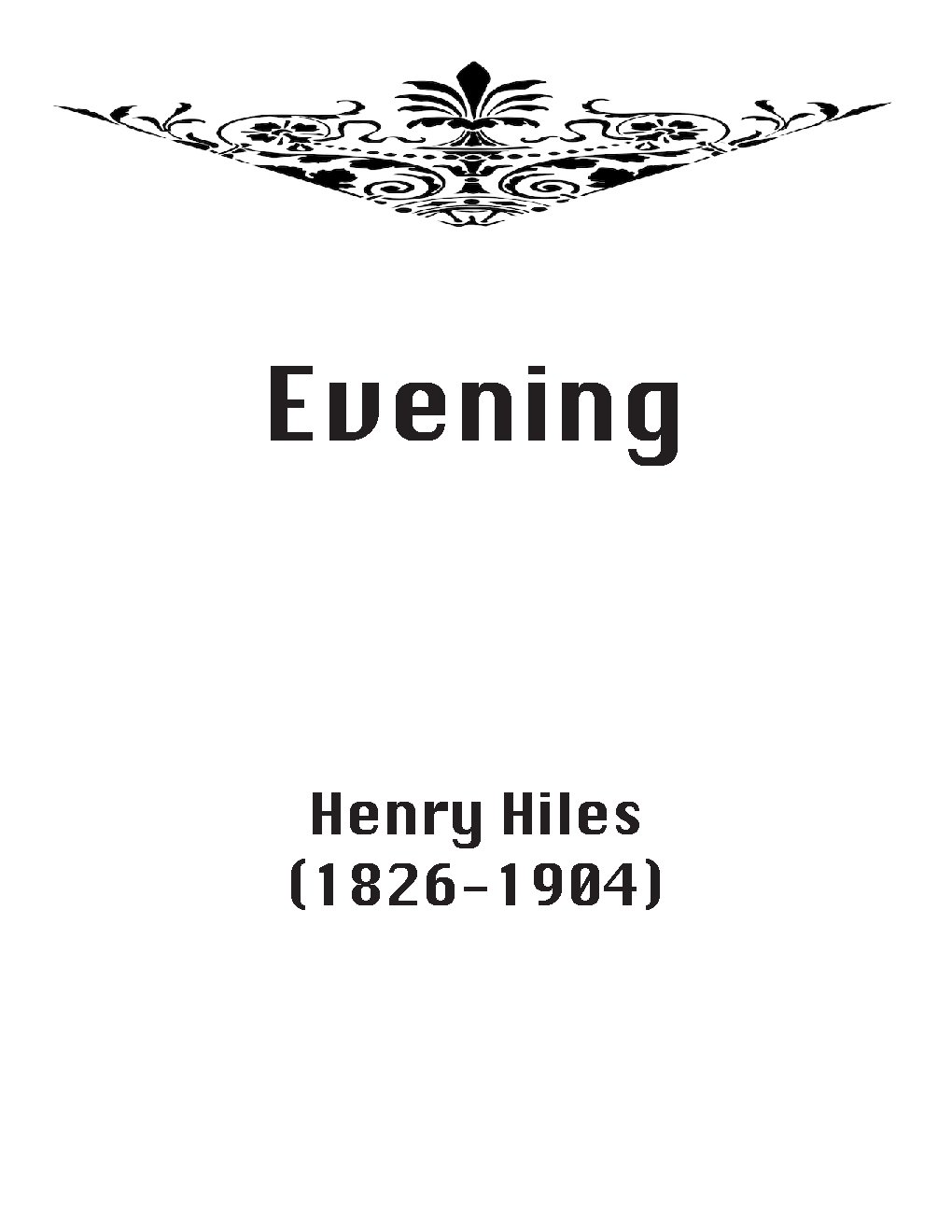 Evening - Choir Script PDF Thumbnail