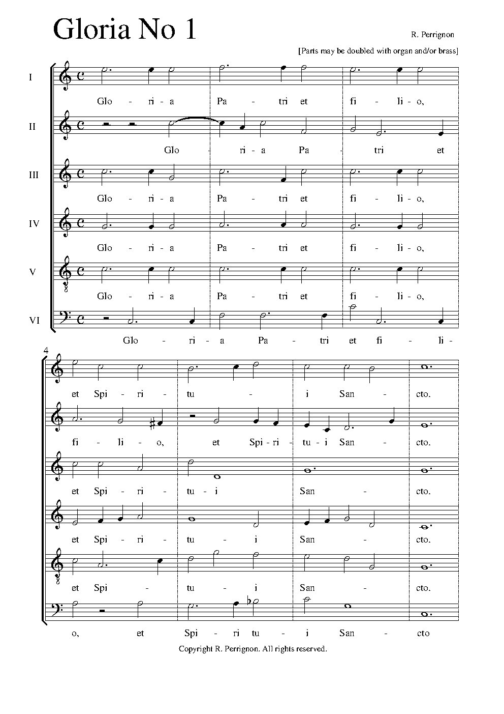 Gloria no. 1