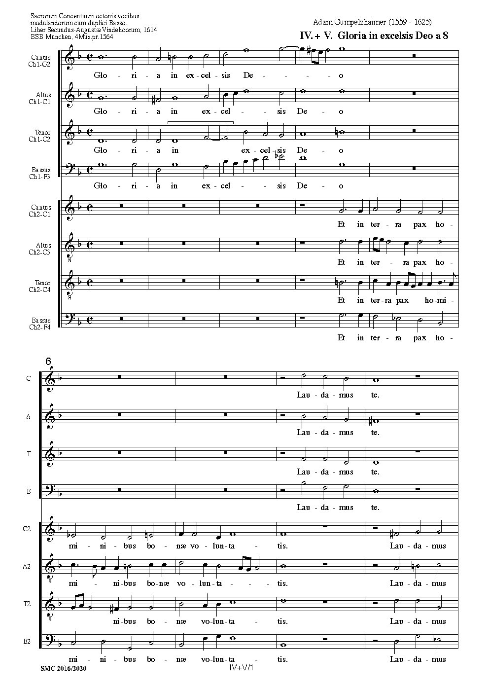 Gloria in excelsis Deo - 2nda pars Qui tollis