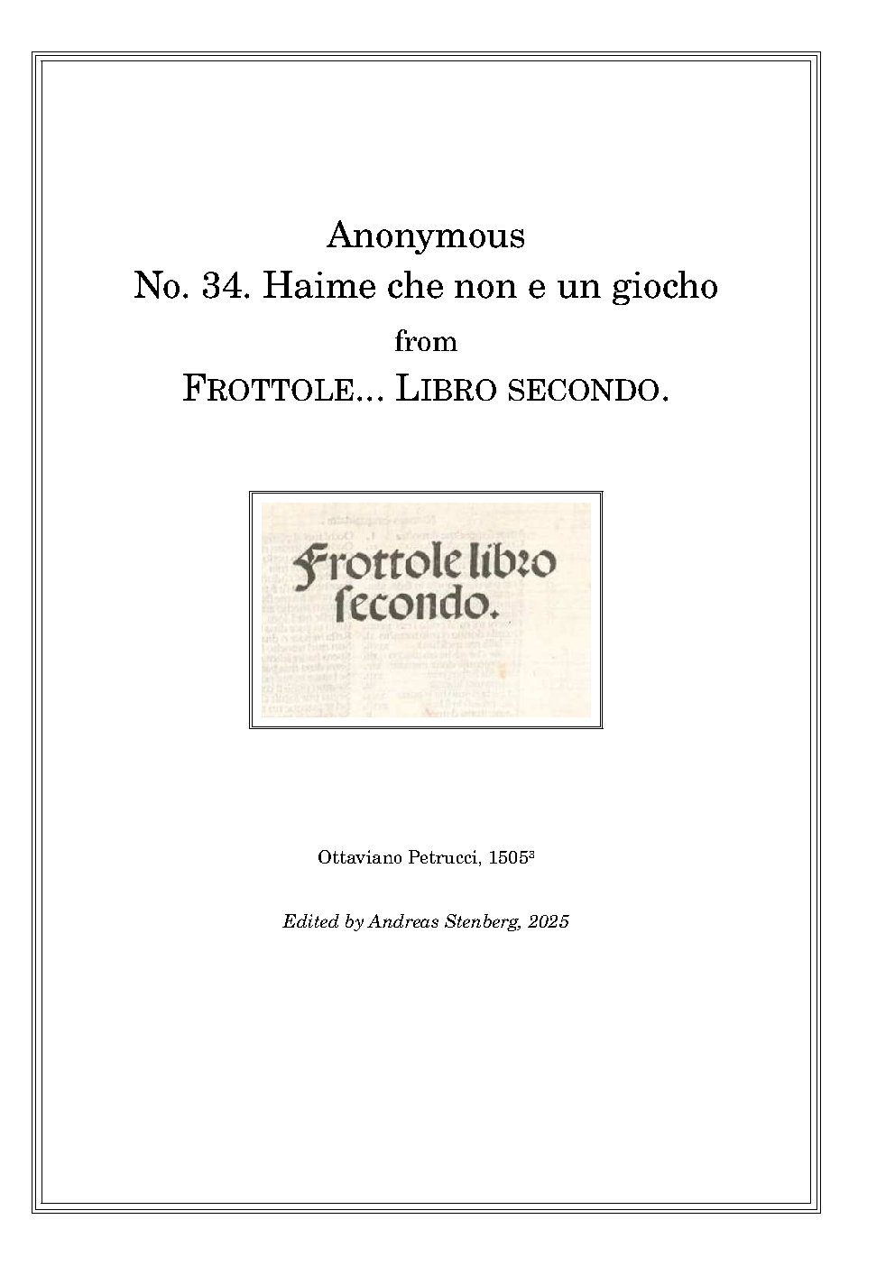 Haime che non e un giocho