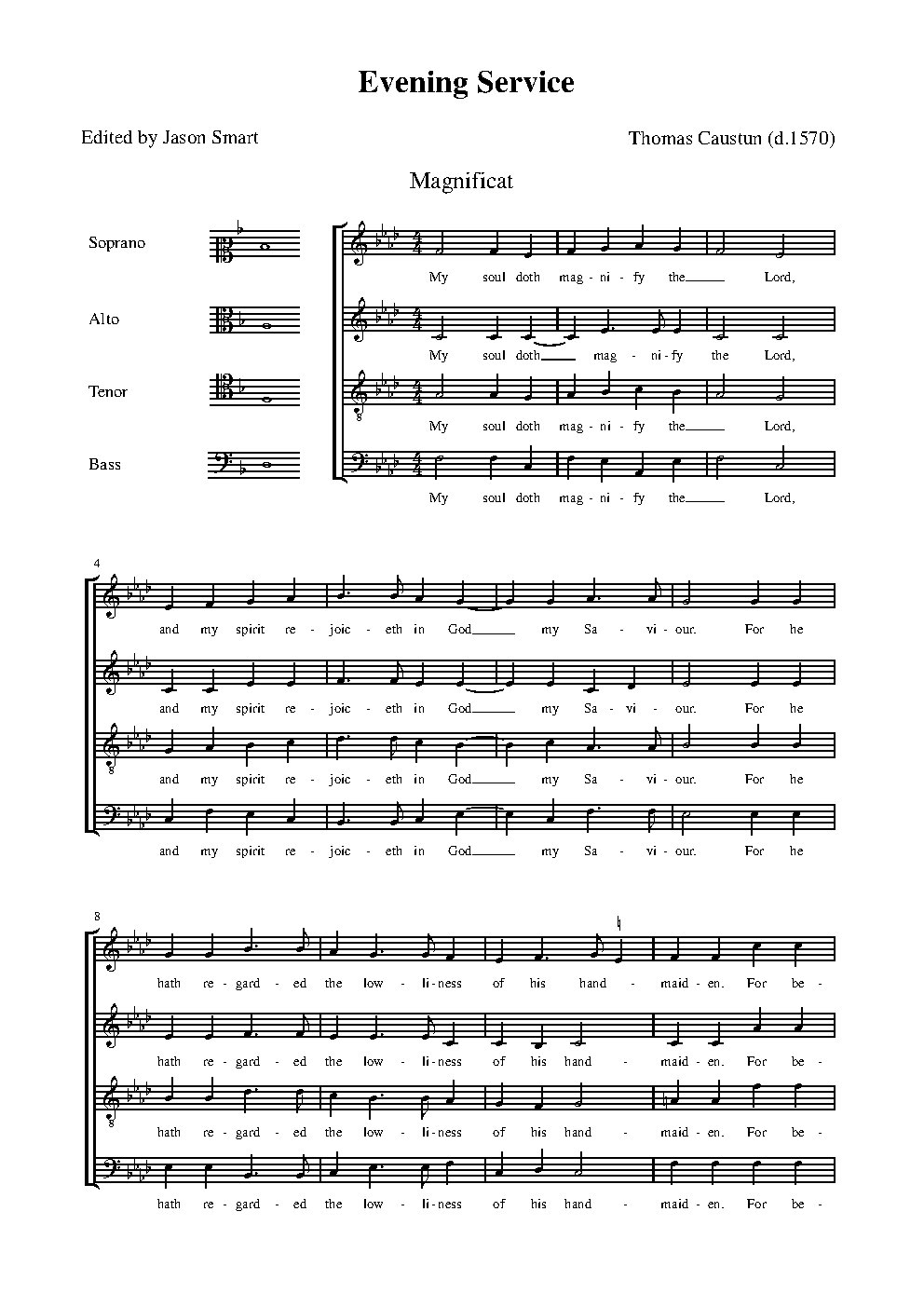 Evening Service - Choir Script PDF Thumbnail