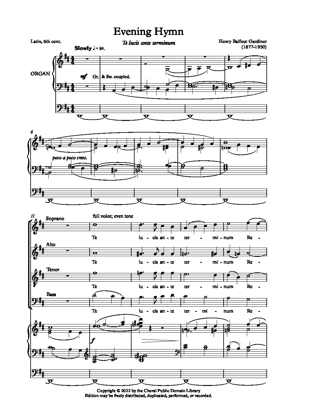 Evening Hymn