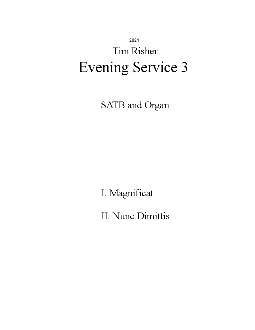 Evening Service 3