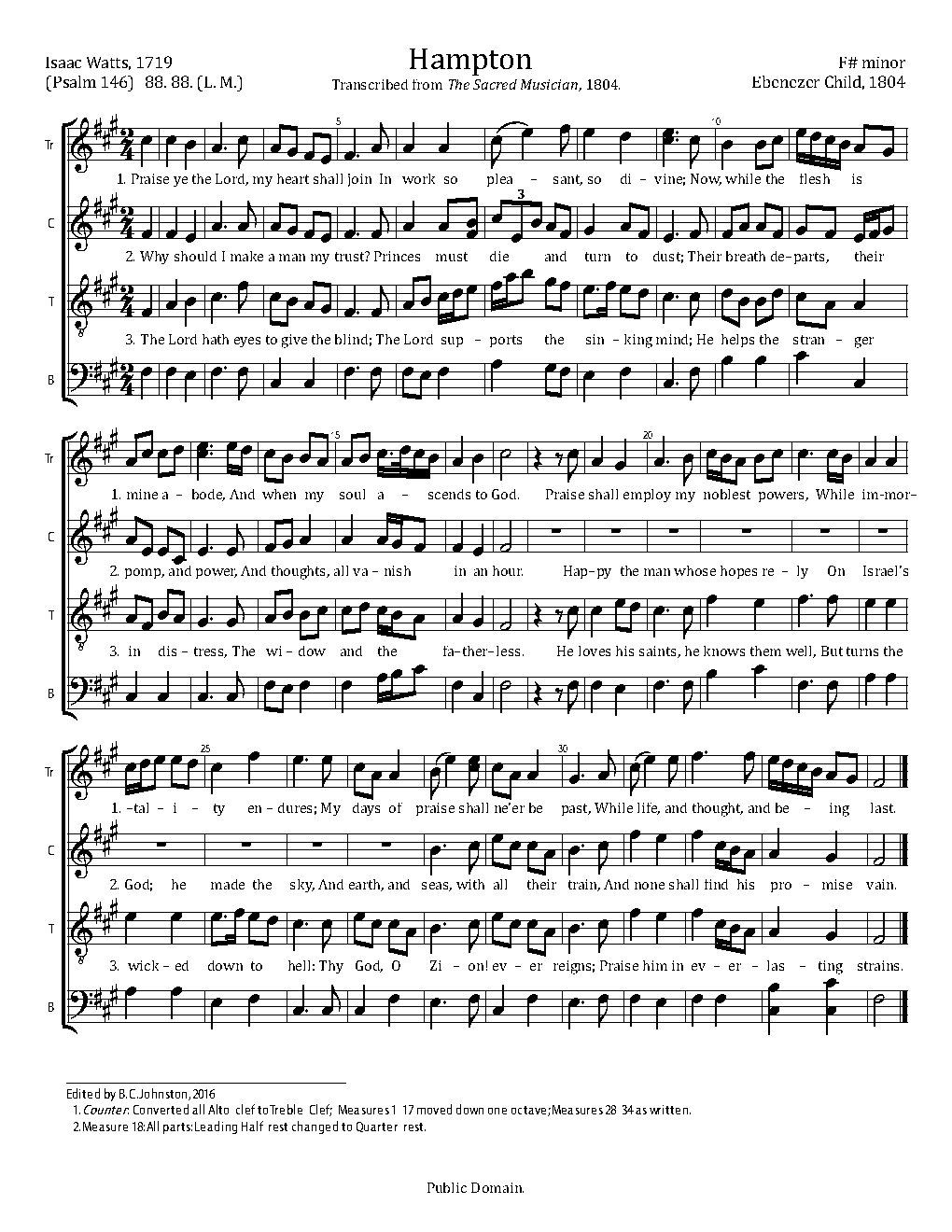 Hampton - Choir Script PDF Thumbnail
