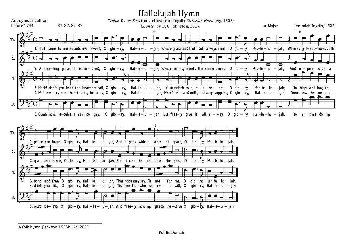 Hallelujah Hymn