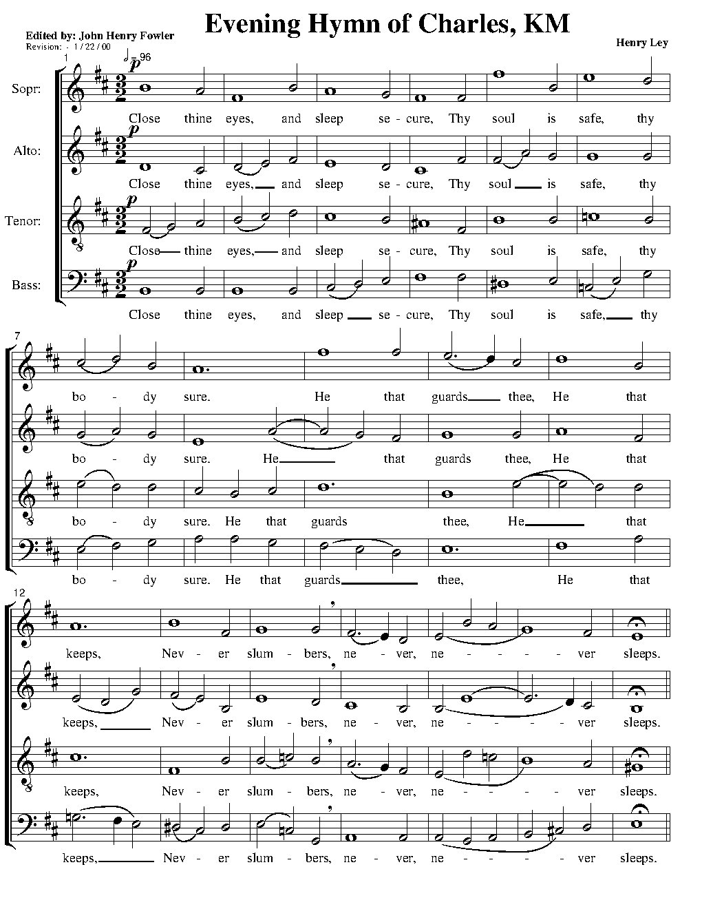 Evening Hymn