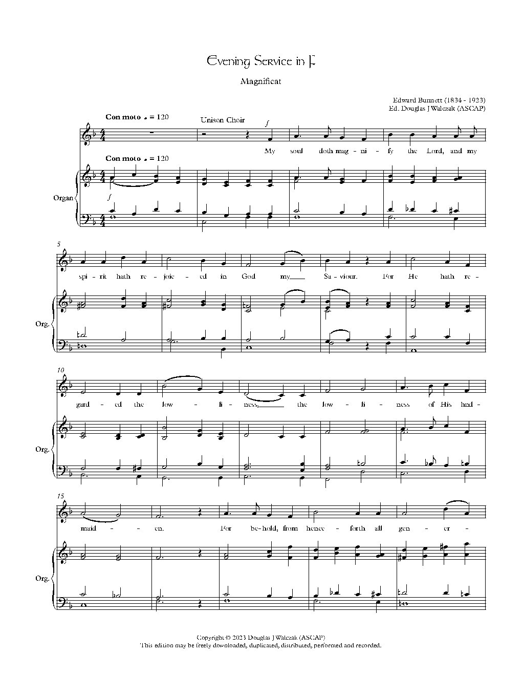 Evening Service - Choir Script PDF Thumbnail