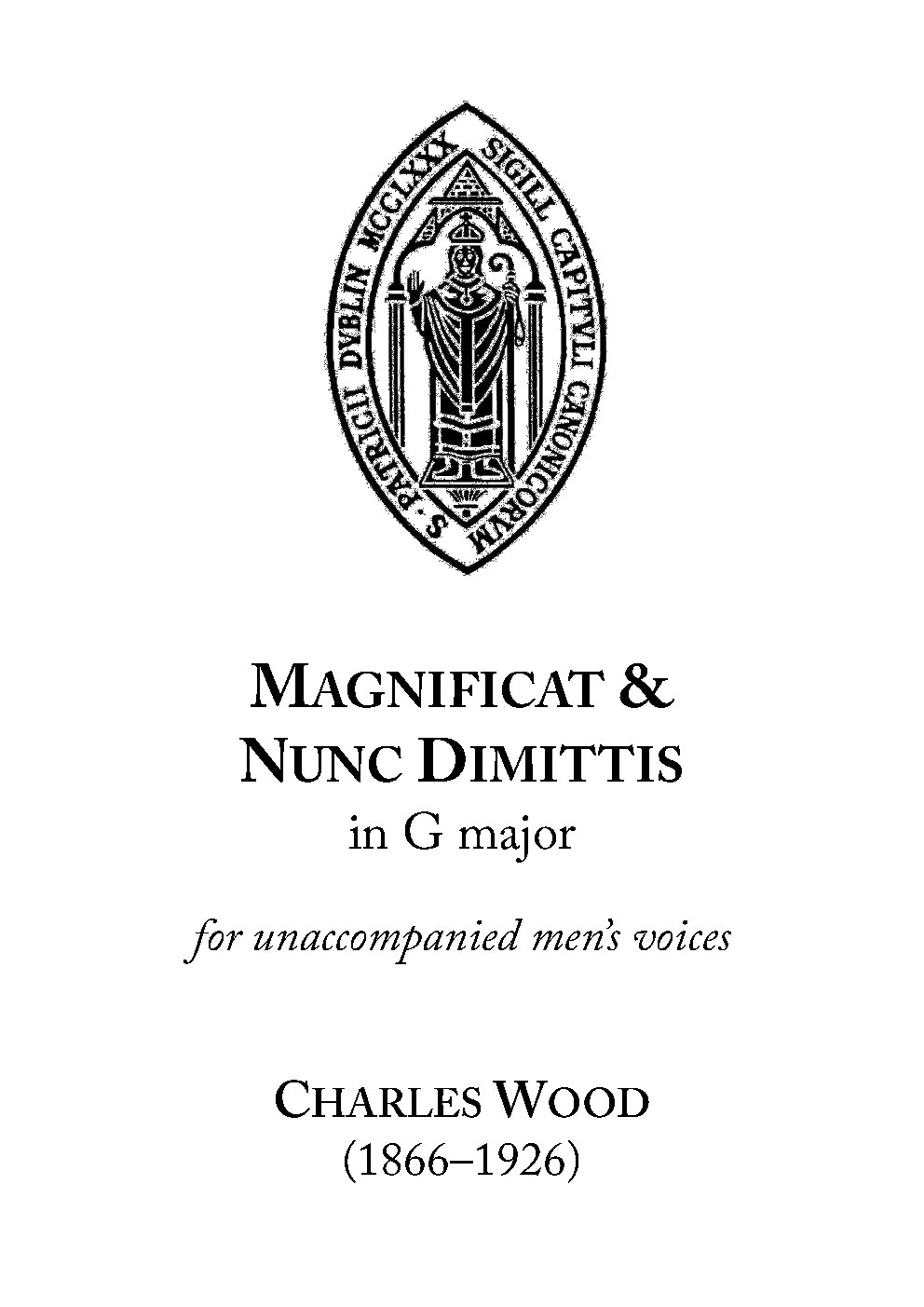 Magnificat and Nunc dimittis in G