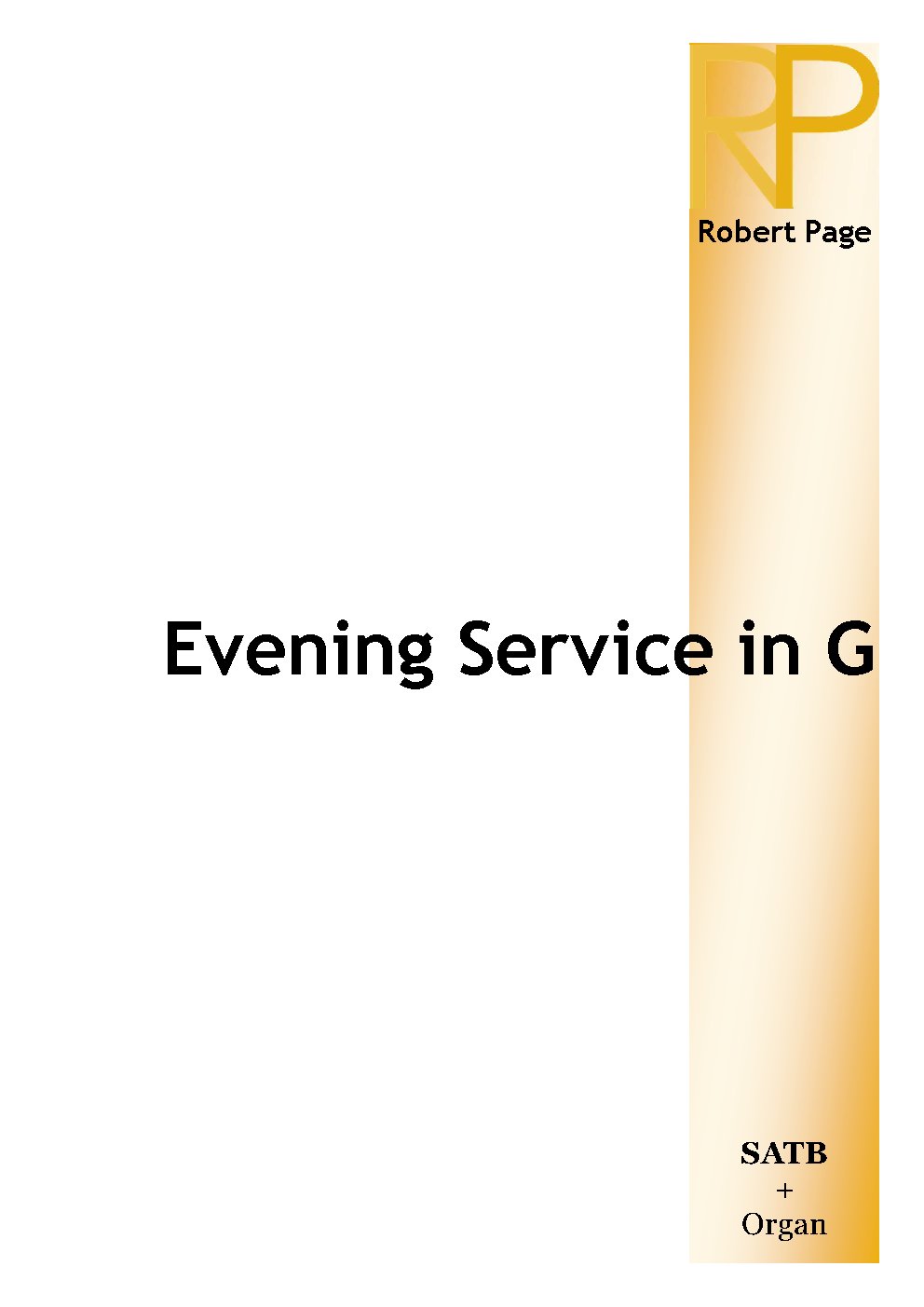 Evening Service in G