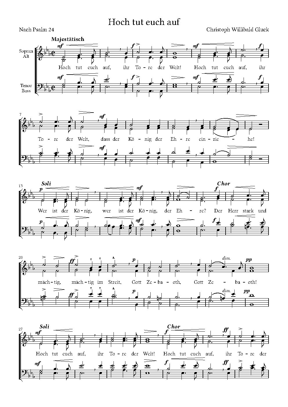 Hoch tut euch auf - Choir Script PDF Thumbnail