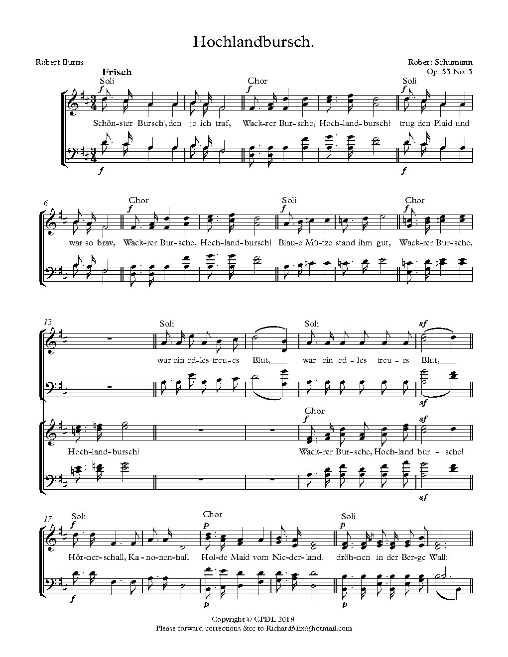 Hochlandbursch, Op. 55 No. 5