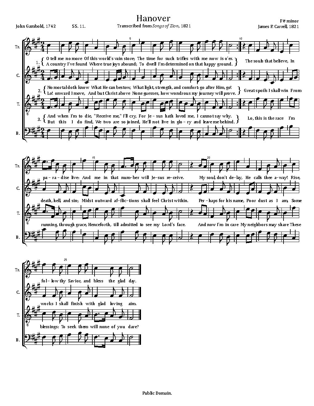 Hanover - Choir Script PDF Thumbnail