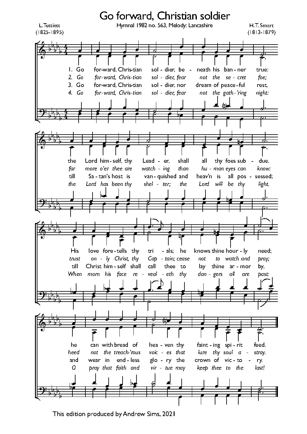 Go forward, Christian soldier - Choir Script PDF Thumbnail