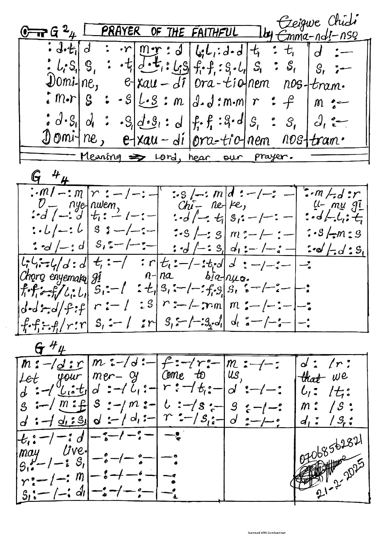 Potf By Emma-ndi-nso - Download Choir Script PDF